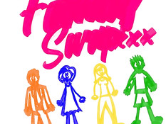 Две молодые блондинки ебутся на диване с парнишкой и усатым мужчиной