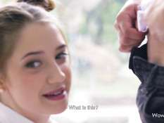 Приглашённый парень отымел двух русских девчонок с маленькими сисями