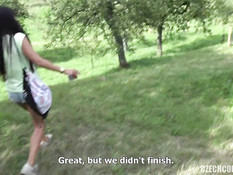 Две молодые пары свингеров после распитого алкоголя трахаются в парке