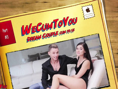 Две молодые свинг пары бешено трахались в разных позициях на диване