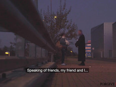 Сиськастая девка с пышными формами ебётся с мужиком в микроавтобусе