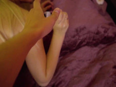 Оттрахал рачком возбуждённую русскую блондиночку и кончил в её киску