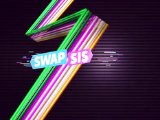 Кудрявая шатенка и сисястая брюнетка с тату трахаются с двумя парнями