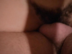 Мужчина с усами оттрахал в волосатую пизду молодую грудастую шатенку