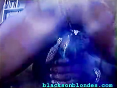 Blonde and black guy