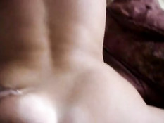 Amateur blonde drilled by black rod