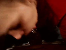 Ashley sucking chocolate stick