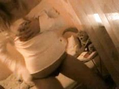 Blond chick playing with herself